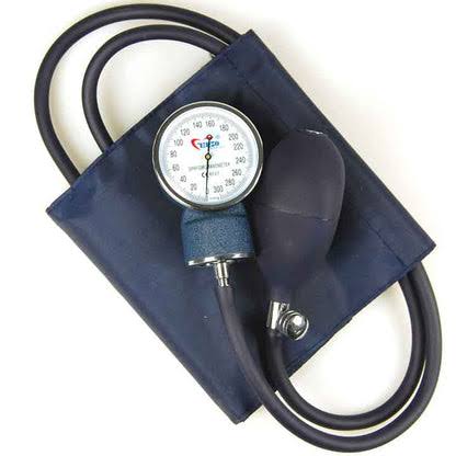 Blood pressure monitor with large adult cuff (Sphygmomanometer)